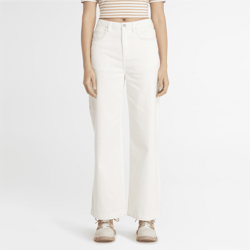 Pantaloni stile carpentiere con Tecnologia Refibra da Donna in bianco, Donna, bianco, Taglia: 25 - Timberland - Modalova