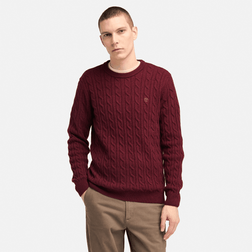 Maglione Girocollo a Trecce Phillips Brook da Uomo in scuro, Uomo, , Taglia: S - Timberland - Modalova