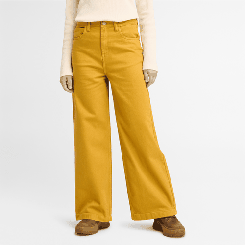 Pantaloni Stile Carpentiere in Tessuto Refibra da Donna in giallo, Donna, giallo, Taglia: 35 - Timberland - Modalova