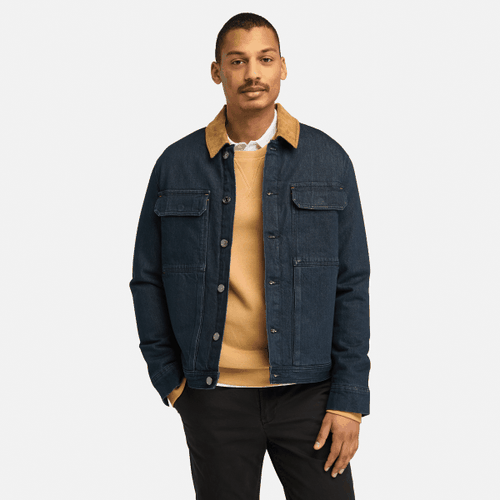 Isolierte Jeansjacke im Trucker-Stil für Herren in Dunkelblau, Mann, , Größe: XL - Timberland - Modalova