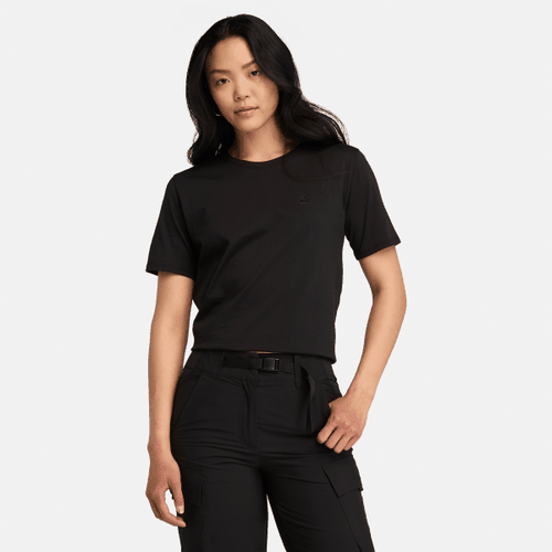 T-shirt a Maniche Corte Dunstan da Donna in colore nero, Donna, colore nero, Taglia: L - Timberland - Modalova