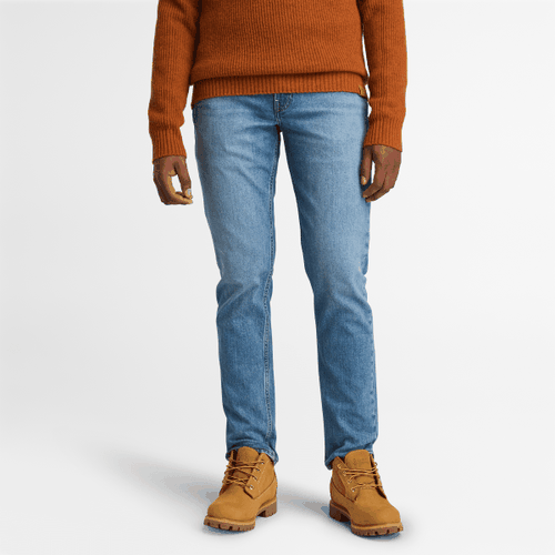 Jeans Slim Elasticizzati a 5 Tasche Sandown da Uomo in chiaro, Uomo, , Taglia: 31 - Timberland - Modalova