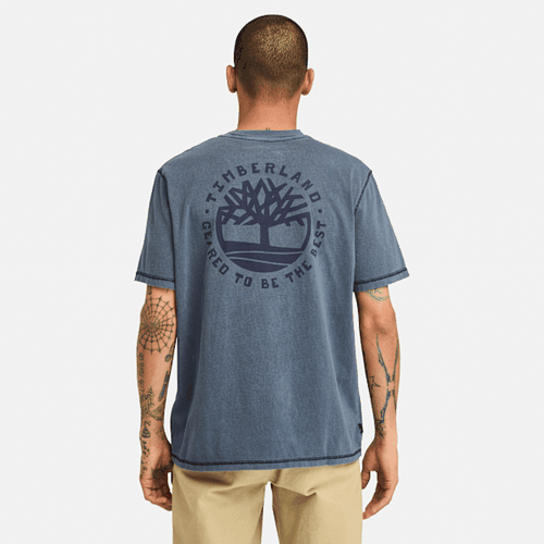 T-shirt con Grafica sul Retro Merrymack River da Uomo in scuro, Uomo, , Taglia: M - Timberland - Modalova