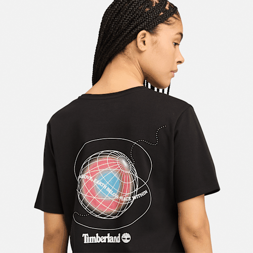 T-shirt con Grafica sul Retro TimberFRESH da Donna in colore nero, Donna, colore nero, Taglia: M - Timberland - Modalova