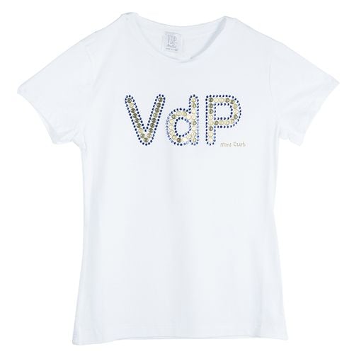 Swarovski Embellished Logo Tshirt 12 Yrs - VDP - Modalova