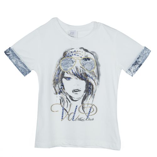 Swarovski Embellished Printed Tshirt 12 Yrs - VDP - Modalova