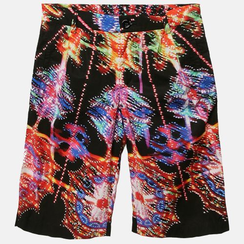Kids Black Printed Cotton Bermuda Shorts 9/10 Yrs - Dolce & Gabbana - Modalova