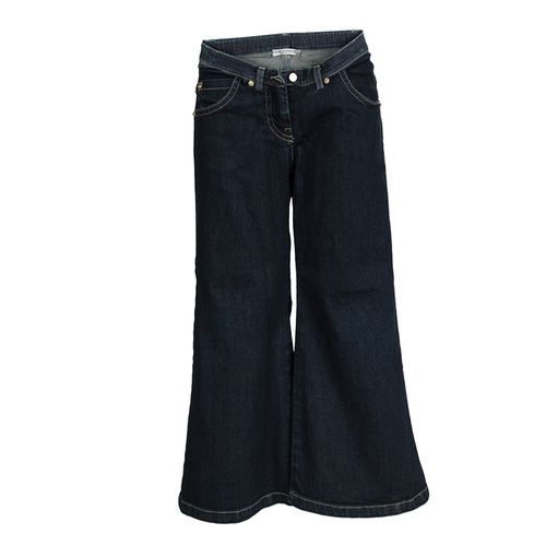 Junior Indigo Dark Wash Denim Flared Jeans 8 Yrs - Ermanno Scervino - Modalova