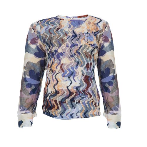 Mesh Applique Long Sleeve T-Shirt 8 Yrs - Missoni - Modalova