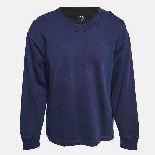 Cotton Knit Layered Sweatshirt L - McQ by Alexander McQueen - Modalova