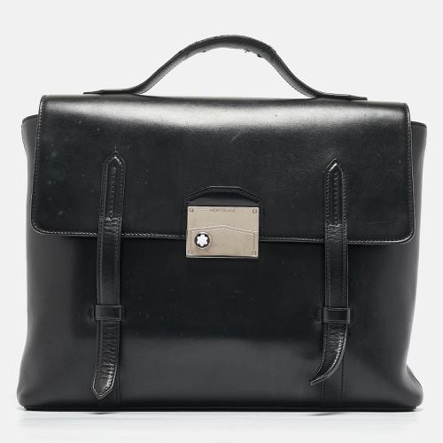 Leather Meisterstück Neo Briefcase Bag - Montblanc - Modalova