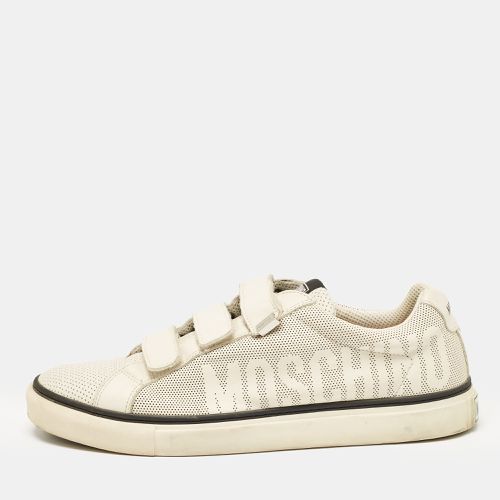 Leather Slip On Sneakers Size 44 - Moschino - Modalova