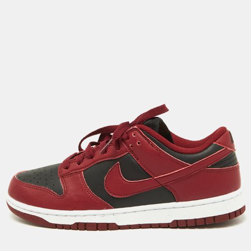 Red/ Leather Dunk Low Top "Team Red" Sneakers Size 40 - Nike - Modalova