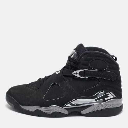 Air Jordan Nubuck Leather Jordan 8 Retro Chrome Sneakers Size 45 - Air Jordans - Modalova