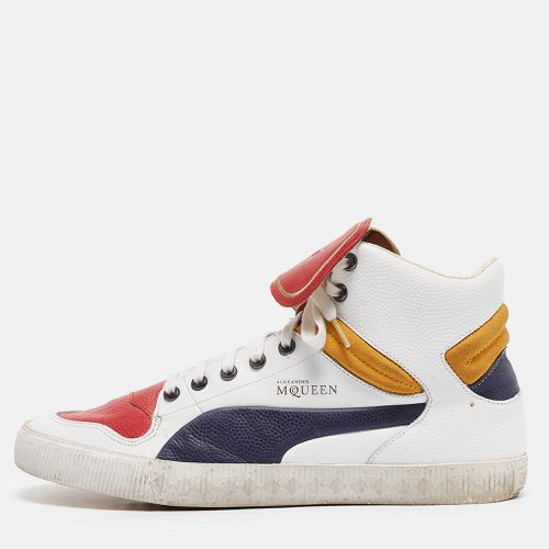 Leather High Top Sneakers Size 44 - Alexander McQueen - Modalova