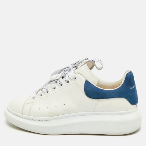 Blue Leather and Suede Oversized Lace Up Sneakers Size 41 - Alexander McQueen - Modalova