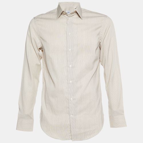 Pinstripe Cotton Buttoned Up Shirt S - Armani Collezioni - Modalova