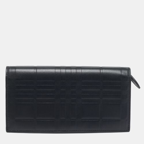 Leather Bifold Long Wallet - Burberry - Modalova