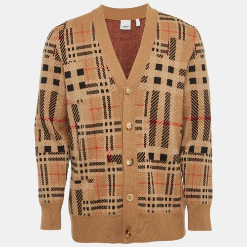 Checks Cashmere Knit Cardigan S - Burberry - Modalova