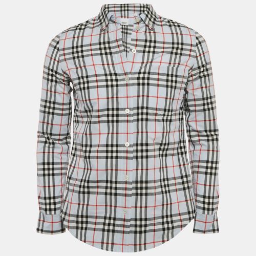 Vintage Check Cotton Button-Down Shirt S - Burberry - Modalova