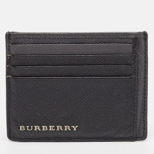 Grey Leather Card Holder - Burberry - Modalova