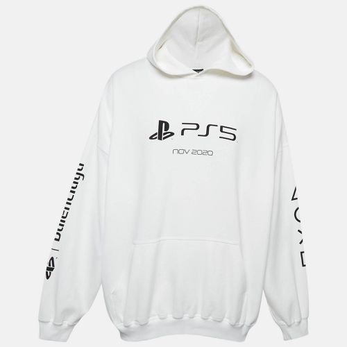 X Sony PS5 Printed Cotton Oversized Hoodie XS - Balenciaga - Modalova