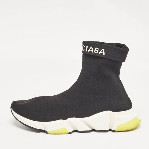 Knit Fabric Speed Trainer High Top Sneakers Size 42 - Balenciaga - Modalova