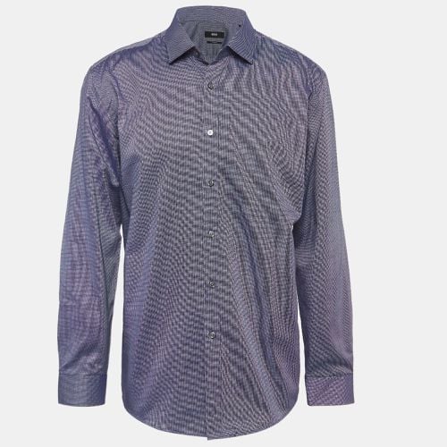 Ditsy Cotton Long Sleeve Shirt 4XL - Boss By Hugo Boss - Modalova