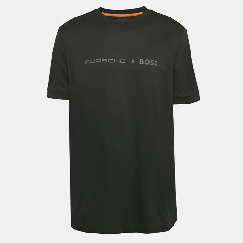 Boss X Porsche Logo Print Jersey Crew Neck T-Shirt L - Boss By Hugo Boss - Modalova