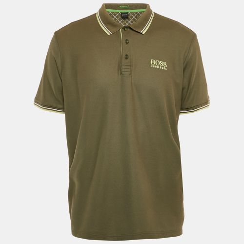 Pique Cotton Moisture Manger Polo T-Shirt XL - Boss By Hugo Boss - Modalova