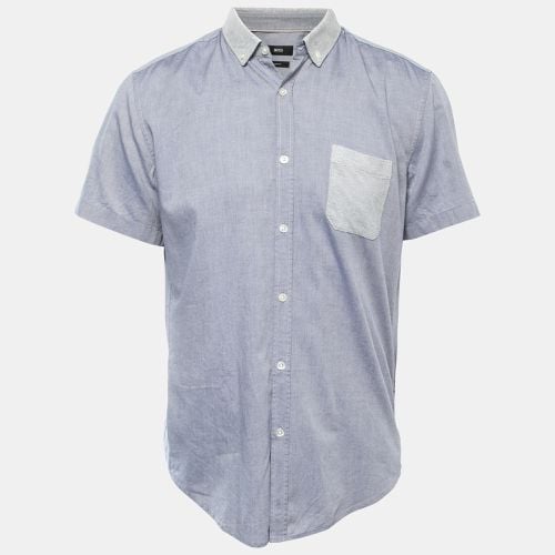 Cotton Button Down Half Sleeve Shirt L - Boss By Hugo Boss - Modalova