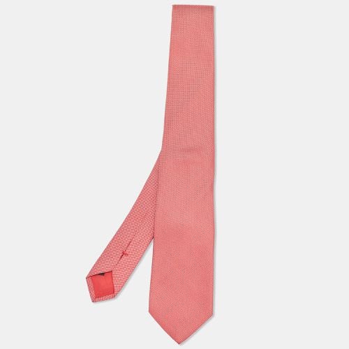 White Checked Silk Tie - Boss By Hugo Boss - Modalova