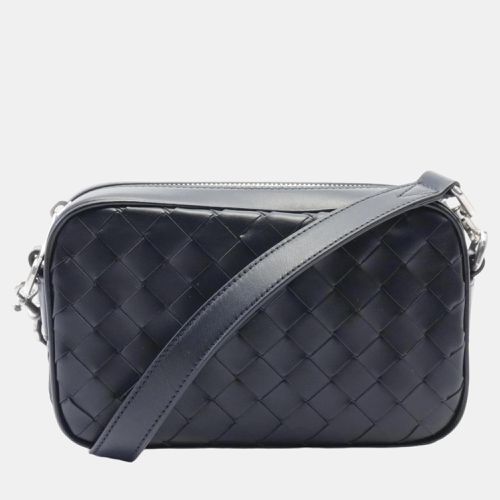 Leather Intrecciato Shoulder Bag - Bottega Veneta - Modalova