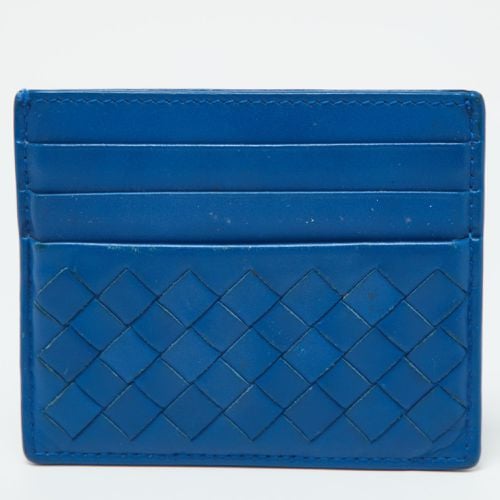 Intrecciato Leather Card Holder - Bottega Veneta - Modalova