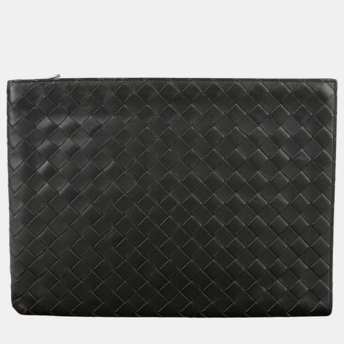 Intrecciato Half Zipper Pouch - Bottega Veneta - Modalova