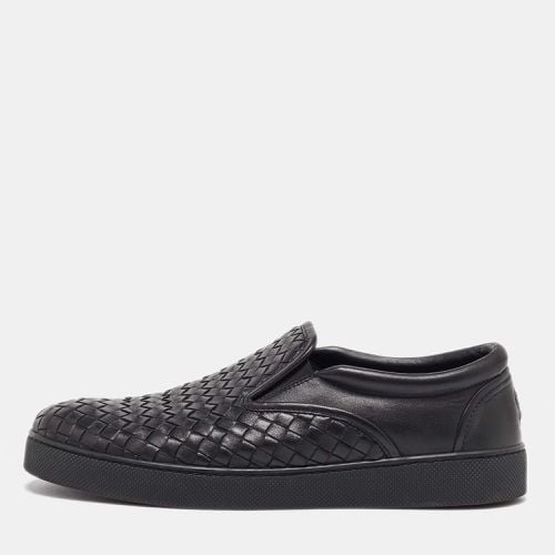 Intrecciato Leather Slip On Sneakers Size 42 - Bottega Veneta - Modalova