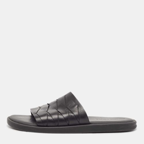 Leather Flat Slides Size 44 - Bottega Veneta - Modalova