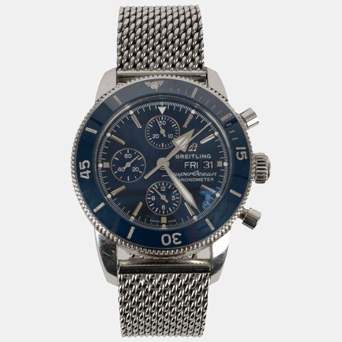 Stainless Steel Superocean A13313161C1A1 Automatic Men's Wristwatch 44 mm - Breitling - Modalova