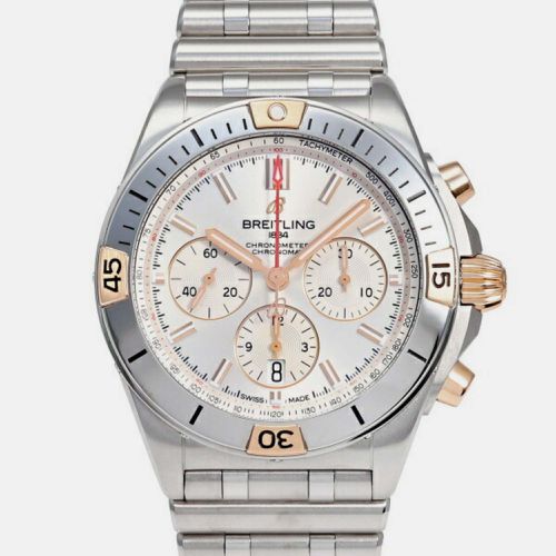 Stainless Steel Chronomat IB0134101G1A1 Automatic Men's Wristwatch 42 mm - Breitling - Modalova