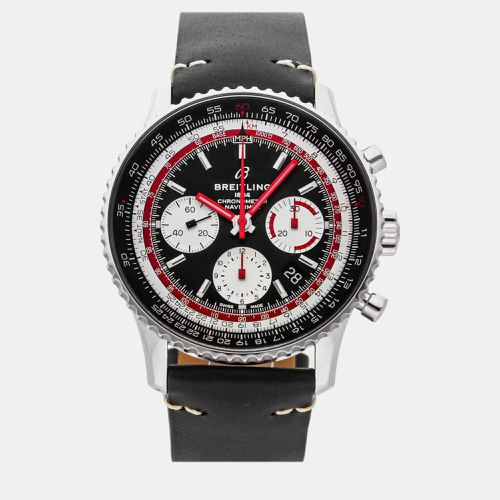 Stainless Steel Navitimer AB01211B1B1X2 Automatic Men's Wristwatch 43 mm - Breitling - Modalova