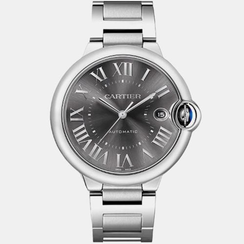 Silver Ballon Bleu de Automatic Men's Wristwatch 40mm - Cartier - Modalova