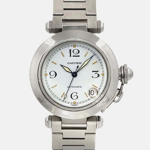 Stainless Steel Pasha C de Automatic Men's Wristwatch 42 mm - Cartier - Modalova