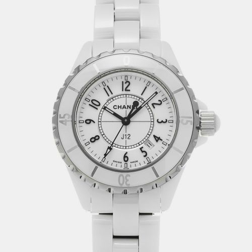 Ceramic J12 H0968 Quartz Men's Wristwatch 33 mm - Chanel - Modalova