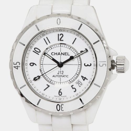 Ceramic J12 H0970 Automatic Men's Wristwatch 38 mm - Chanel - Modalova