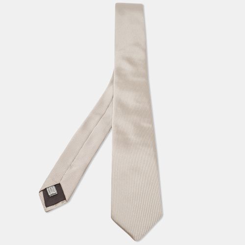 Dior Homme Grey Silk Skinny Tie - Dior Homme - Modalova