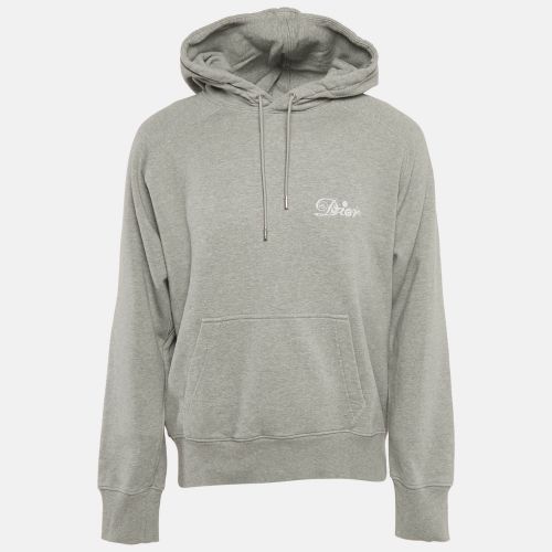Logo Embroidery Cotton Hooded Sweatshirt XXL - Dior Homme - Modalova