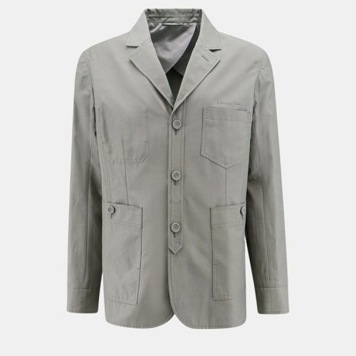 Dior Grey Cotton Blend Blazer M - Dior - Modalova