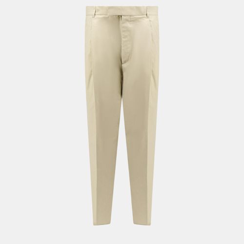 Cotton And Silk Casual Fit Trouser S - Dior - Modalova