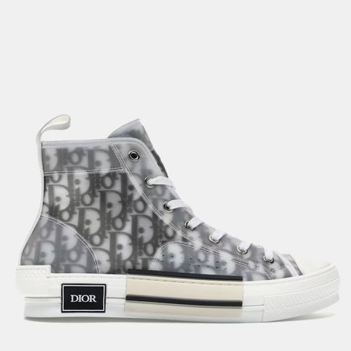 White Logo Oblique B23 High Top Sneakers EU 42 - Dior - Modalova