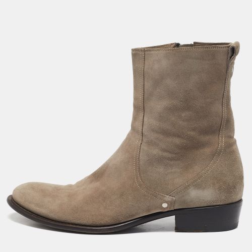 Suede Cowboy Ankle Boots Size 44 - Dior - Modalova